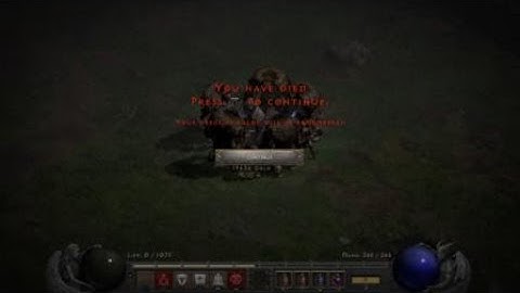 I died in the loading screen... - Diablo II Resurrected - PlayStation 4