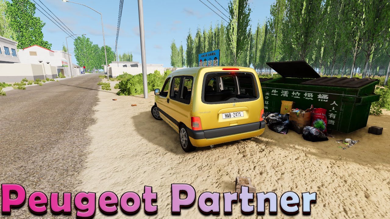 Peugeot Partner/Citroen Berlingo-BeamNG Drive(#2056)