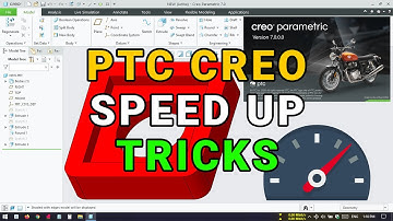 𝐂𝐑𝐄𝐎 PTC CREO SPEED UP TIPS & TRICKS | PURGE | REMOVE MULTIPLE COPY FILES | #TECHSKILL