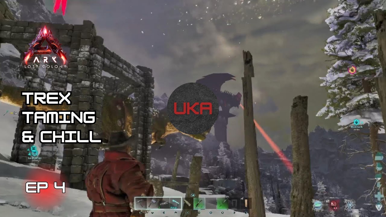 TREX: Приручение и расслабление | Ark Survival Ascended: Затерянная колония | Эпизод 4