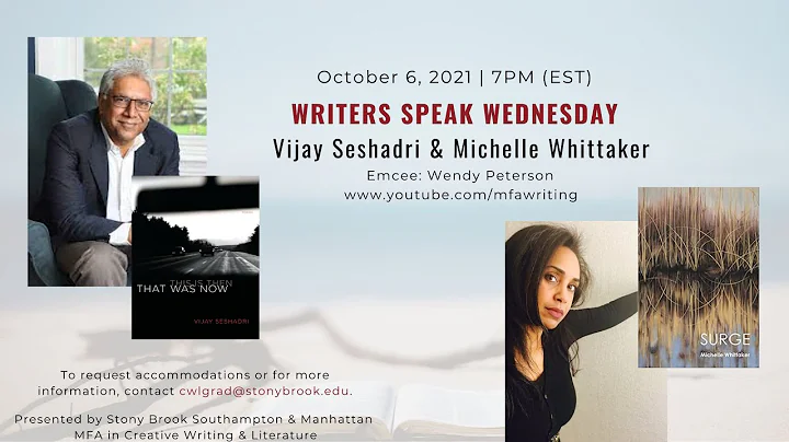 Writers Speak Wednesday - Vijay Seshadri and Miche...