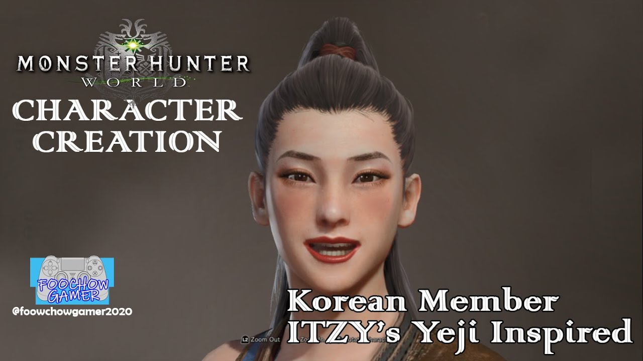 [LETS CREATE] Monster Hunter World Kpop Inspired Character Creation