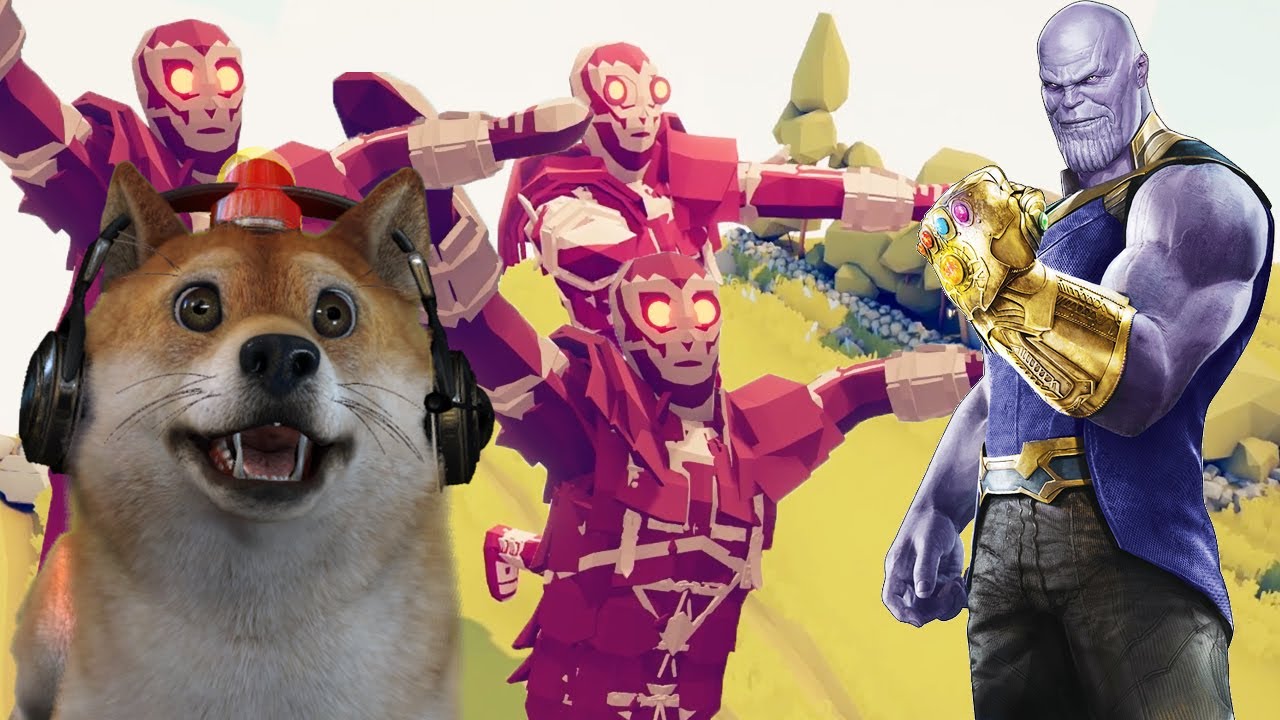 TITAN VS THANOS?! SIAPA YANG LEBIH KUAT??? - Totally Accurate Battle Simulator