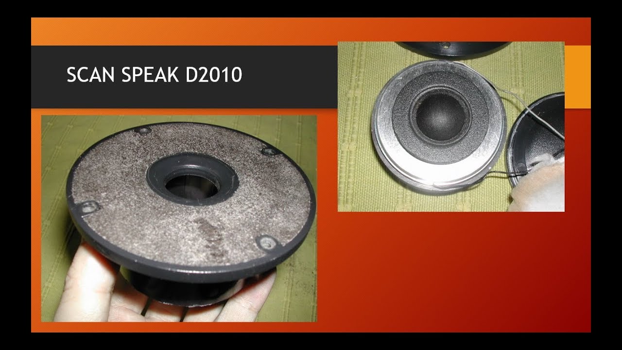 ซ่อมลำโพง SCAN SPEAK D2010/ Repair Scan speak D2010 -