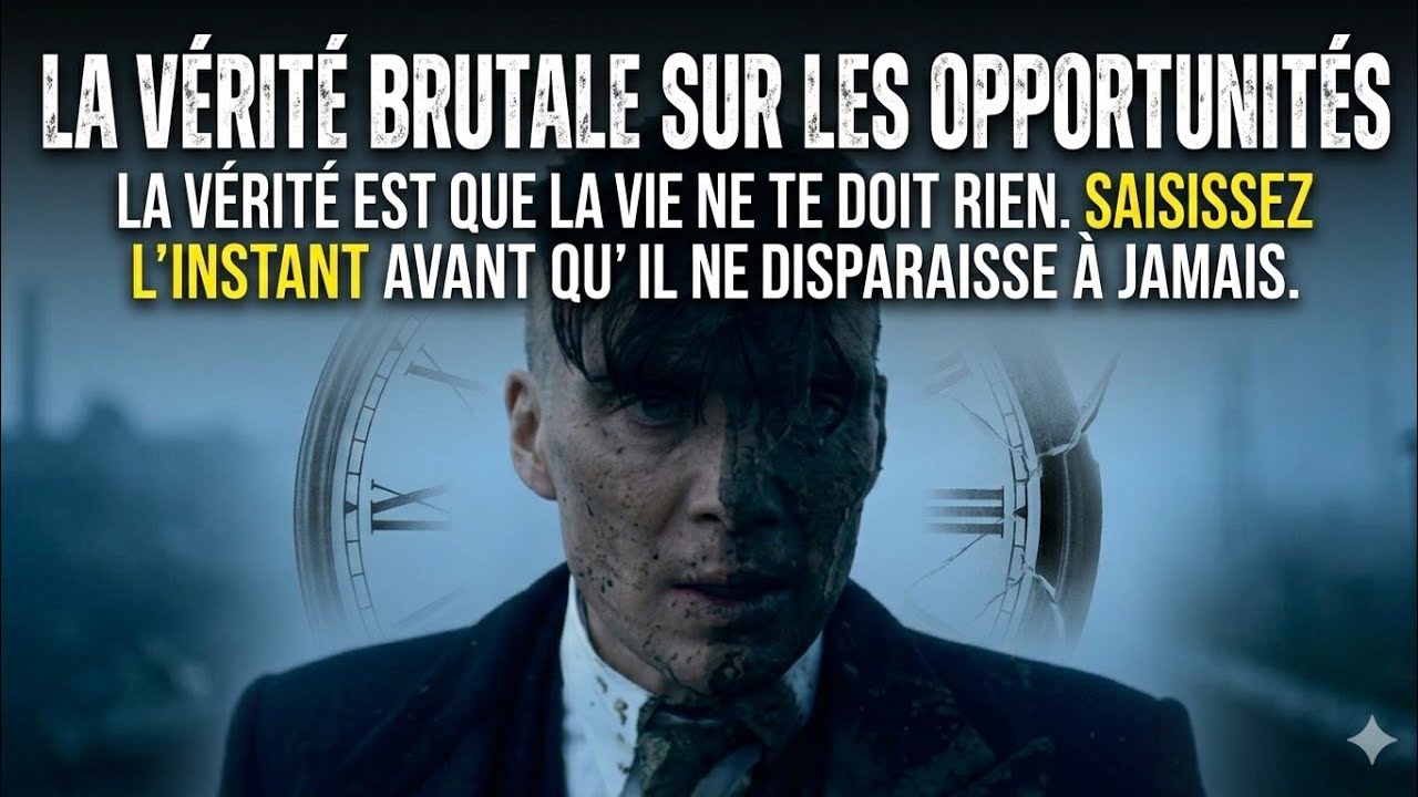 c'est ça la vérité brutale sur les opportunités... 