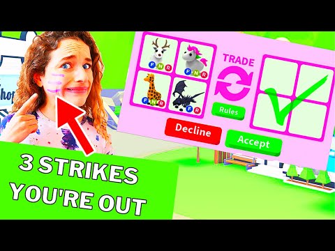 FACE STRIKE TRADING IN ADOPT ME Challenge Gaming w/ The Norris Nuts
