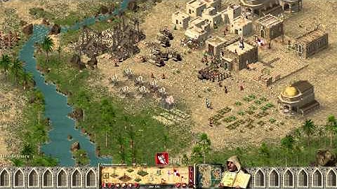 Stronghold Crusader HD # 1 mission, walkthrough no commentary