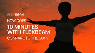 10 Minutes of Near Infrared Light vs The Sun | How FlexBeam Compares