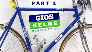 Gios Kelme vintage bike RESTORATION (part 1)