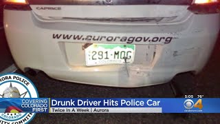 Officer Hurt After Another DUI Suspect Hits Officer's Car
