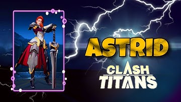 Clash of Titans Astrid Warrior Gameplay | COT | AOV | COT Solo Rank Push