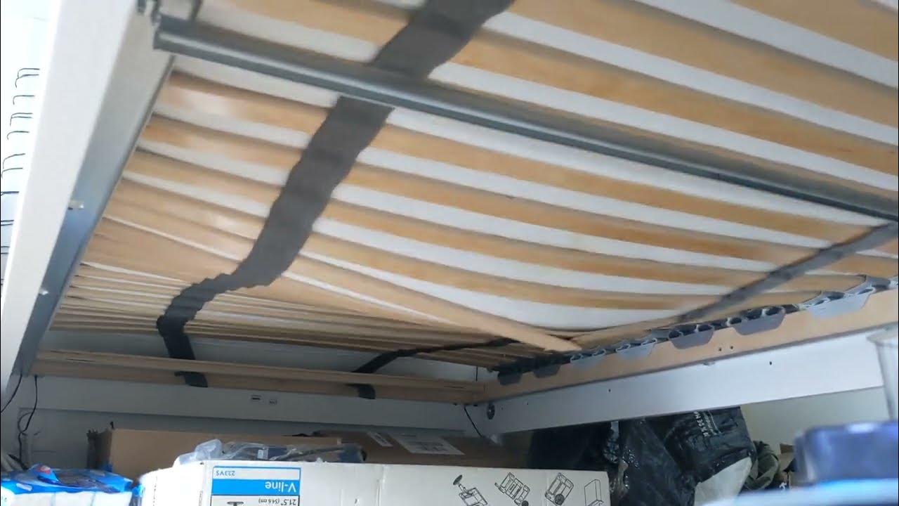 Trying break the bed slat 4 Final video with the straps YouTube