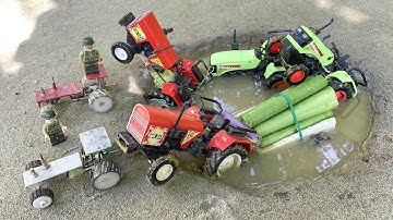 diy tractor stuck in mud mini science project | Part 15 || @Hacks Point