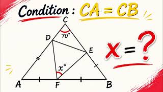 Can You Find the Missing Angle in 30 Seconds Wrong! #Math #Geometry