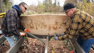 Resaw Red Oak On Homemade Sawmill