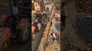 🚜 ईंट लगाने की गजब मशीन 😱 | Desi Jugaad Technology 🔥 #shorts#sorts #viralshorts #viralvideo #youtube