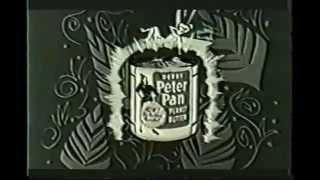 VINTAGE 1950's ANIMATED PETER PAN PEANUT BUTTER COMMERCIAL