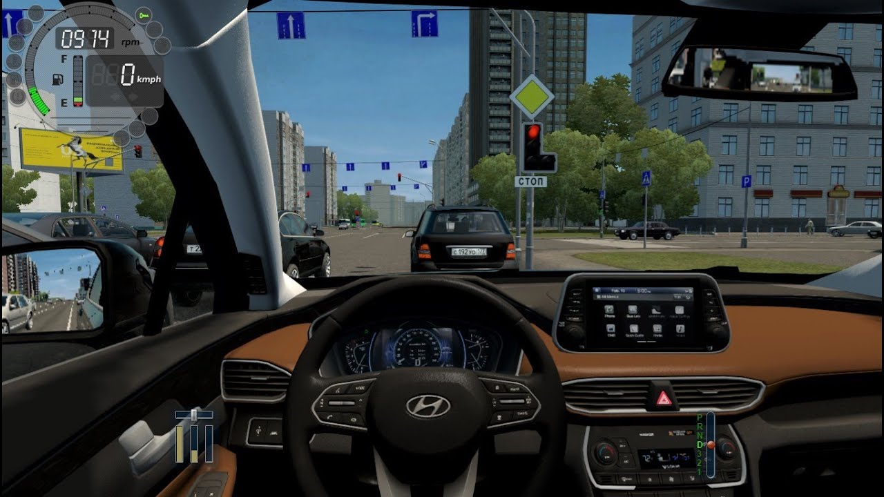 Hyundai city car driving