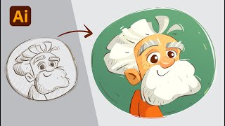 VECTOR ILLUSTRATION PROCESS in Adobe Illustrator