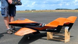 SUPER FALCON 120 RC MODEL TURBINE JET FLIGHT DEMONSTRATION / Pasewalk Germany July 2016