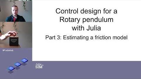 Part 3: Control of rotary pendulum using Julia: Friction estimation