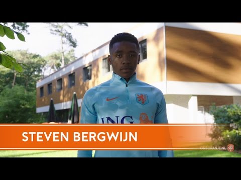 De eerste dag van Steven Bergwijn bij Jong Oranje