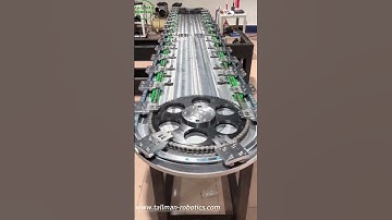 TallMan Robotics:Long Stroke Chain Drive Elliptical Conveyor System, Circular Chain Guide Conveyor