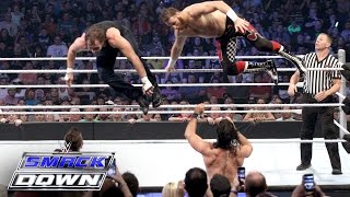 Dean Ambrose & Sami Zayn Vs. Seth Rollins & Kevin Owens Smackdown, July 14, 2016