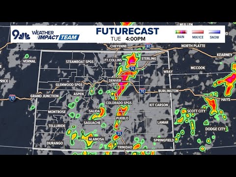 Extended weather | Severe storms beginning to form in the Denver metro ...