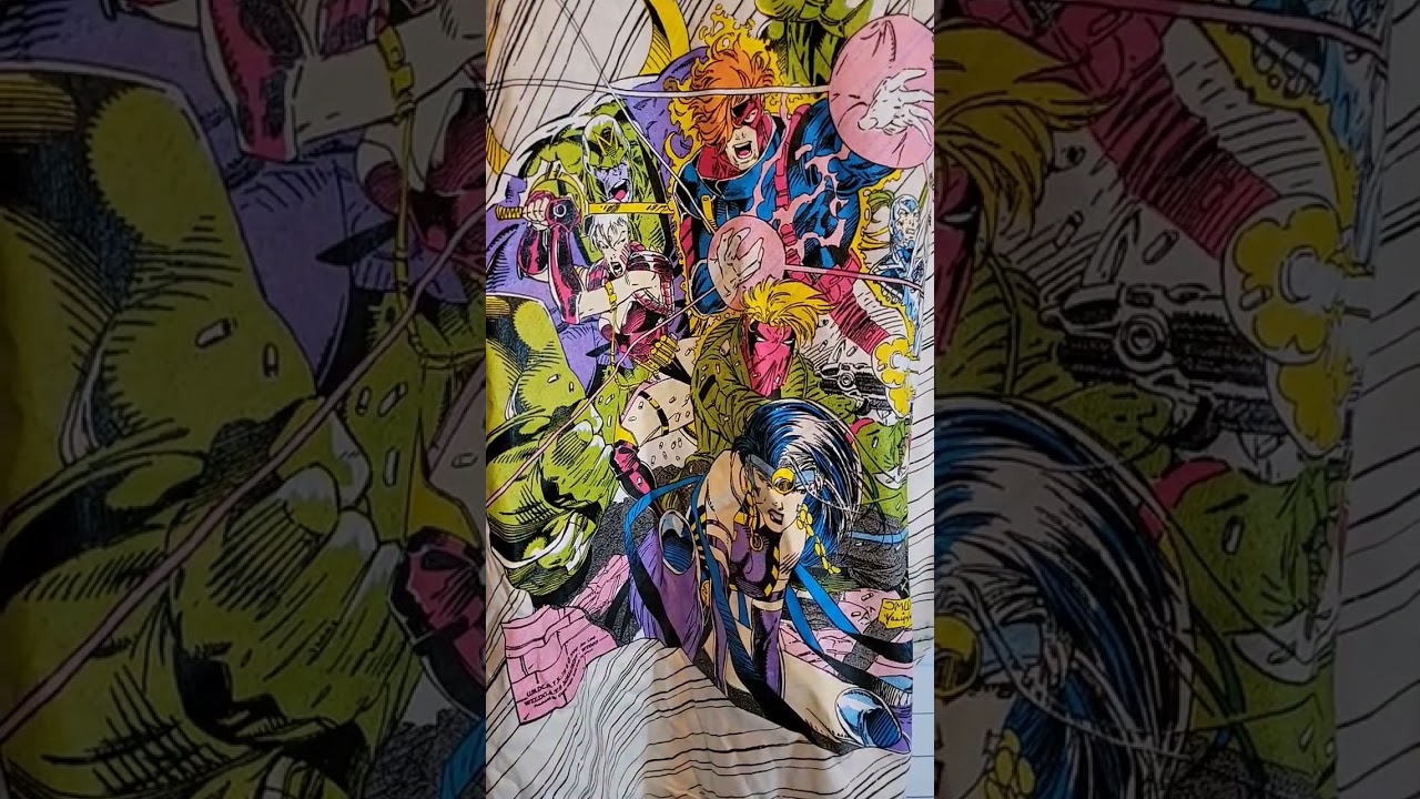 Vintage 90s Marvel Comic Images T-Shirts WILDCATS COMICS