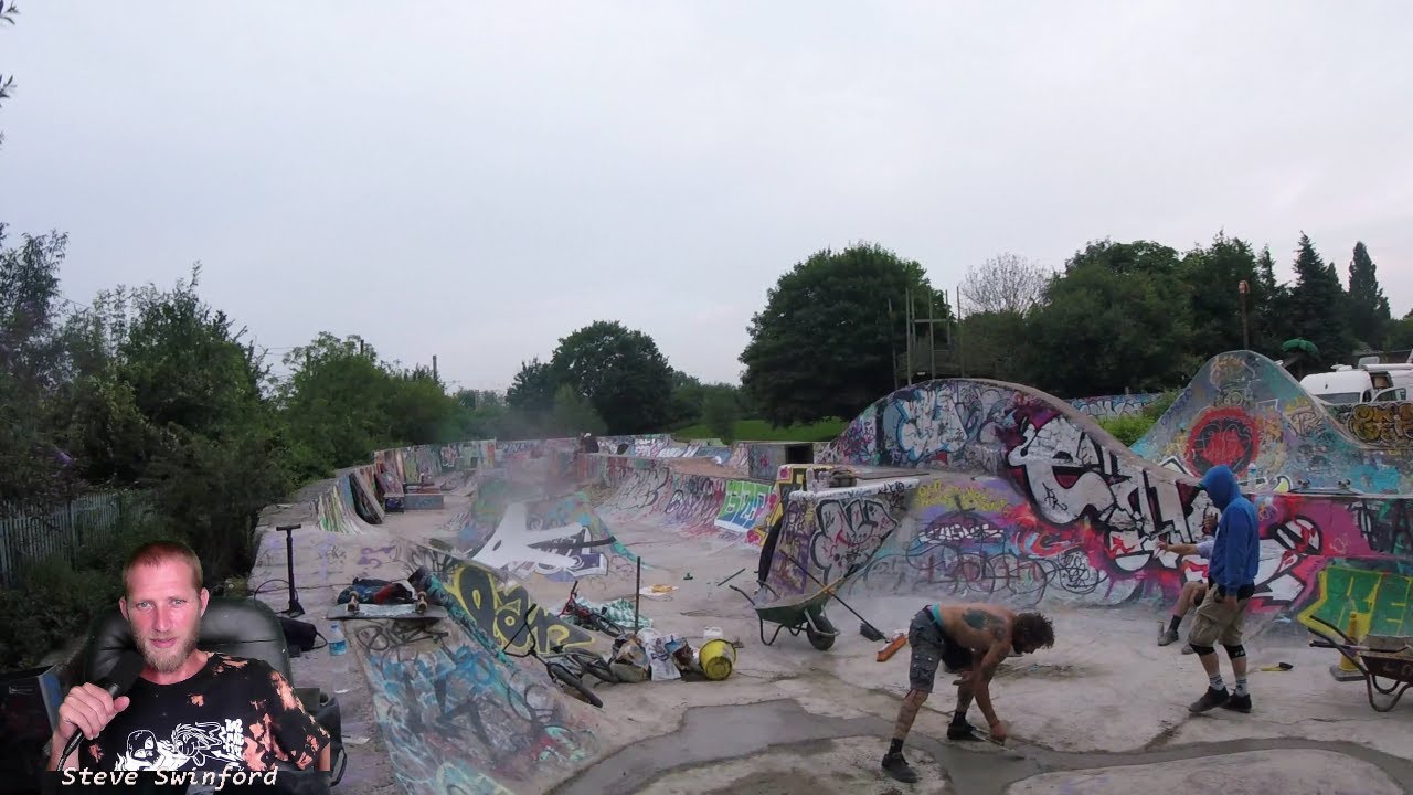 how to repair a DIY Skatepark. London! 