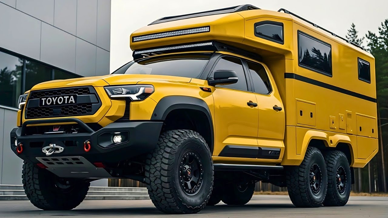 Inside the 2026 Toyota 6x6 Camper Hybrid – A $500K Luxury Beast on ...