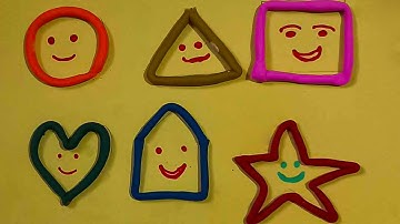 Clay with me | Basic Shapes (Square, Rectangle, Triangle and Circle)