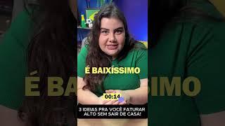 A COPA VAI COMEÇAR! 3 JEITOS DE FAZER DINHEIRO AGORA!
A Copa do Mundo tá batendo na porta e, enquanto a galera gasta, você pode estar faturando! Esquece a desculpa de não tenho dinheiro ou não sei por onde começar. Em menos de um minuto, te dou 3 ideias quentíssimas pra transformar essa paixão nacional em grana extra no seu bolso. É pra sair do zero e aproveitar a onda verde e amarela com inteligência, sem enrolação e com muito potencial de lucro.
#CopaDoMundo #GanharDinheiro #RendaExtra #Empreendedorismo #MePoupe #NathaliaArcuri #Finanças #DinheiroNaCopa #ShortsBrasil #IdeiasDeNegocio A COPA VAI COMEÇAR! 3 JEITOS DE FAZER DINHEIRO AGORA!