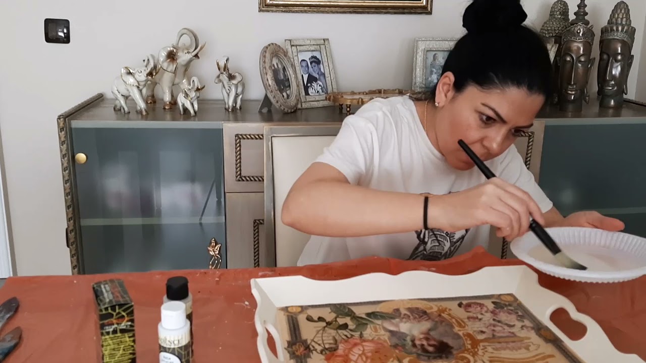 Resim Üstü Çatlatma Tekniği