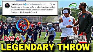 🚨Shedeur Sanders TURNS HEADS FOR LIGHTNING UP Browns Defense In 2Min Drill: Watson Receives BAD News