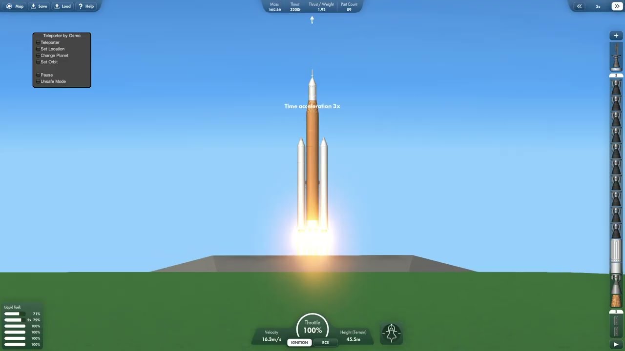 Artemis I (Update) | Spaceflight Simulator (Blueprint Download)