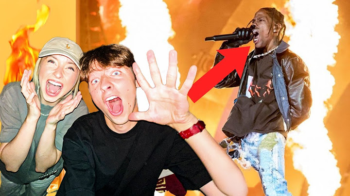 Patekome į Travis Scott koncertą