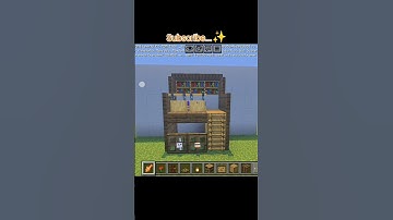 Minecraft Bunk Bed Design 🛏️ | Minecraft Tutorial | #minecraft #beddesign #tutorial #shorts #viral