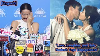 [Engsub] 'Love, Laughter, and Italy: Nadech Yaya Engagement' #nadechyaya #urassayas #nadech