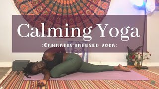 30 Minute Calming Yoga | Cannabis-infused Yoga