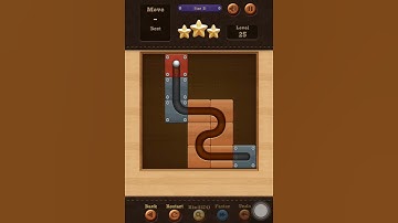 Roll the Ball slide puzzle Star D Pack Level 25 Solution