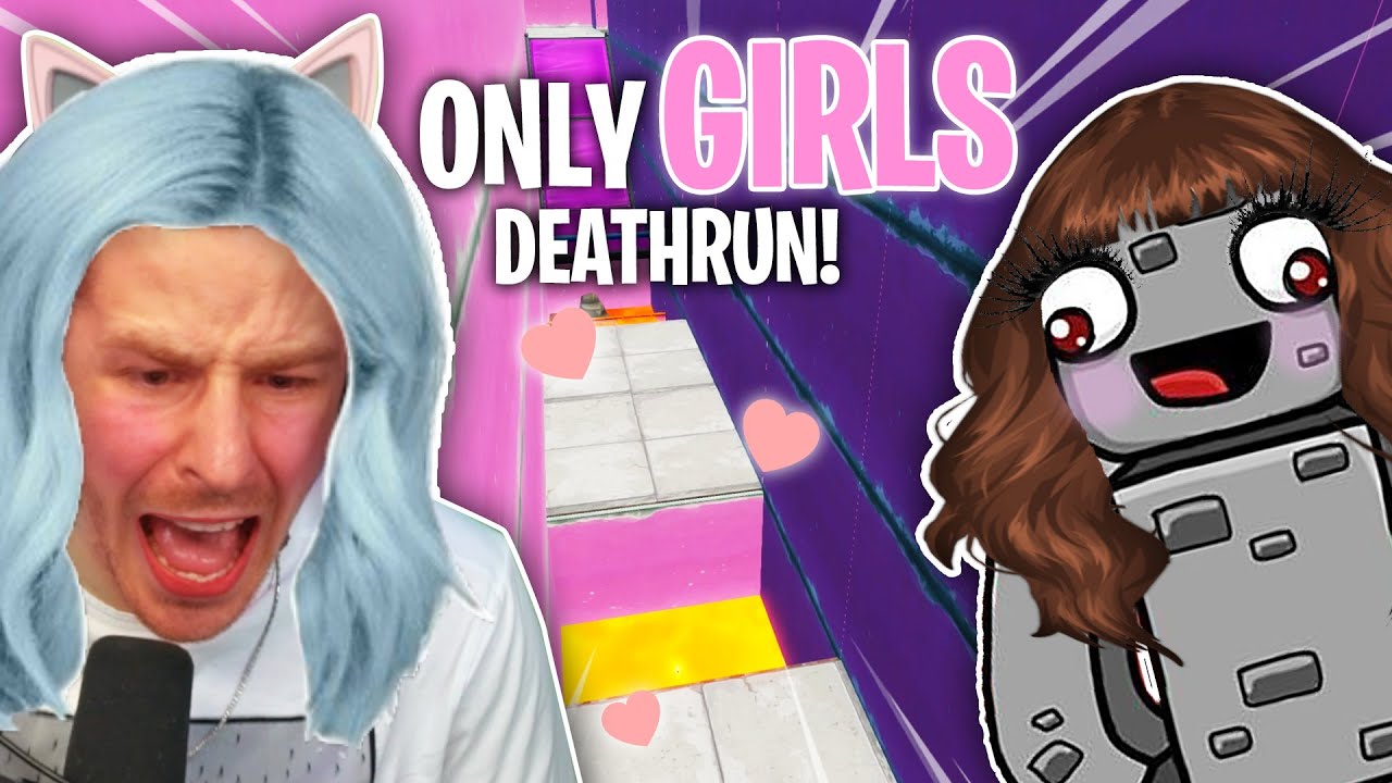 FORTNITE Deathrun NUR FÜR MÄDCHEN! Alphastein & REWI rasten KOMPLETT aus!