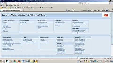 B6 Window Delivery Accountable Mails and eMO