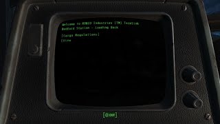 Fallout 4 PS5 Remastered Bedford station loading dock terminal