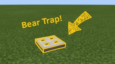 Bear traps in Minecraft?! 😂 | Minecraft (No Mods or Addons)