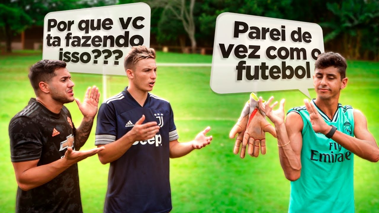 (URGENTE) O ARTHUR NÃO QUER MAIS SER GOLEIRO E VAI JOGAR NA LINHA!!!