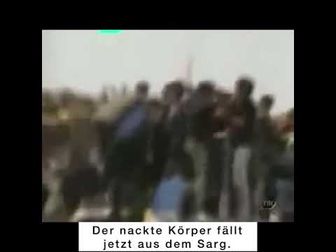 Khomeini Entblösst Bei Seiner Beerdigung انگلیسی و دویچ