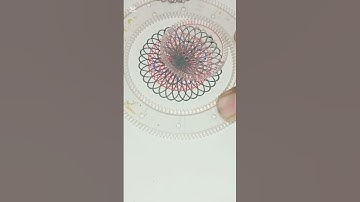 Spirograph art #viralvideo #art #spirograph #drawing #satisfying #spirographdrawing #artandcraft