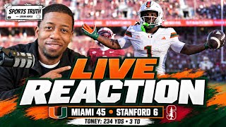 Miami vs. Stanford: My Honest Reaction to What I Just Watched